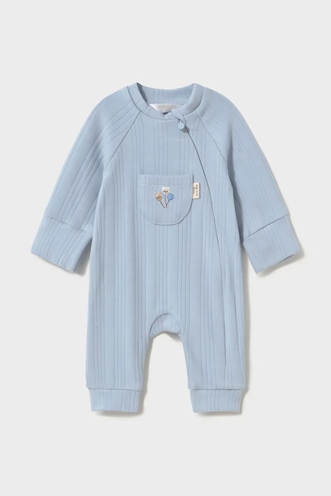 Mayoral Newborn tuta per neonati con cotone blu 2762