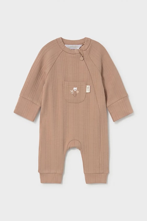 Mayoral Newborn φορμάκι ύπνου βρεφικό με βαμβάκι καφέ 2762