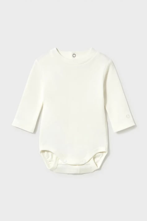 Mayoral Newborn κορμάκι βρεφικό βαμβακερό μπεζ 2760