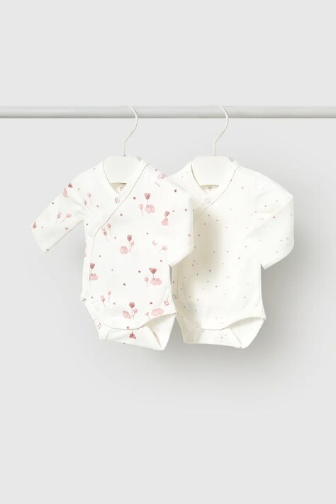 Mayoral Newborn body niemowlęce z bawełną beżowe 2747