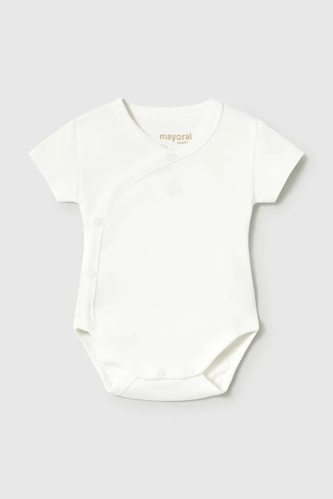 Mayoral Newborn боди для детей из хлопка бежевое 2703