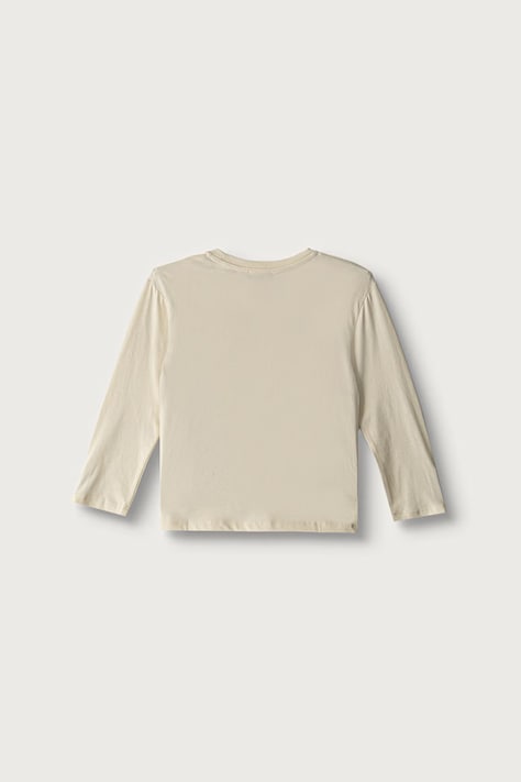 United Colors of Benetton Longsleeve dziecięcy bawełniany beżowy 3ATNG10NP