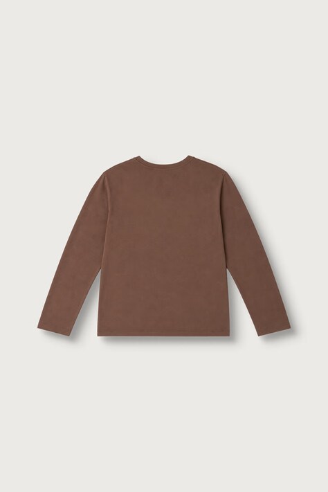 United Colors of Benetton Longsleeve dziecięcy bawełniany brązowy 3ATNC10UF
