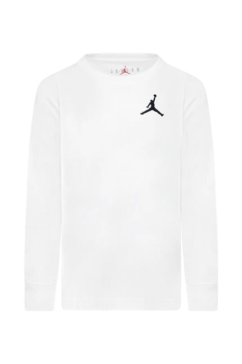 Jordan Longsleeve dziecięcy bawełniany biały 95A903