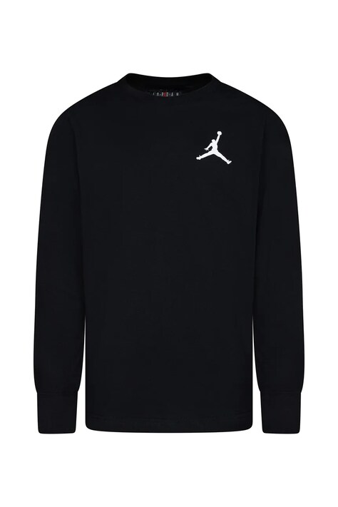Jordan Longsleeve dziecięcy bawełniany czarny 95A903