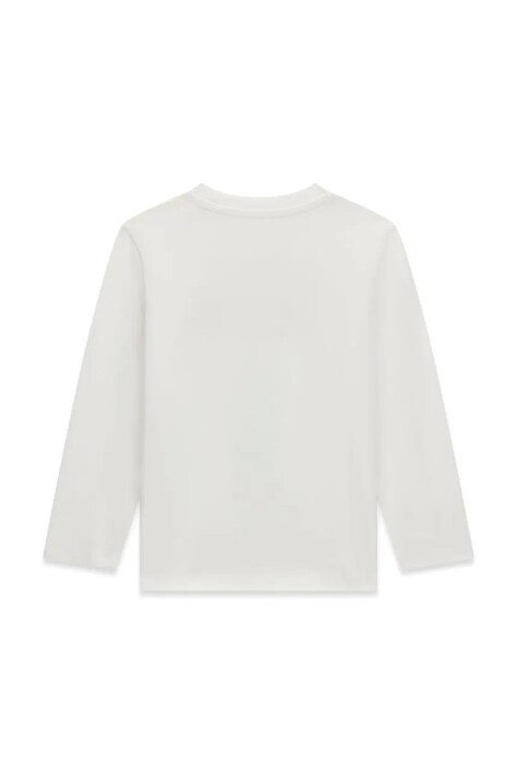 Guess Longsleeve dziecięcy bawełniany biały N6BI04 K5854
