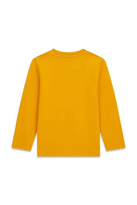 Guess лонгслів дитячий бавовняний — AW26-BUBZTK, жовтий — фото 2