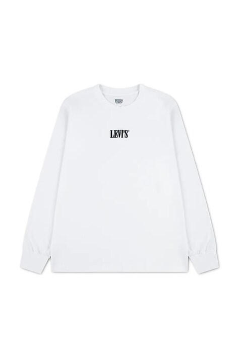 Levi's Tričko s dlhým rukávom detské s bavlnou CLASSIC TEE biele 9ET226