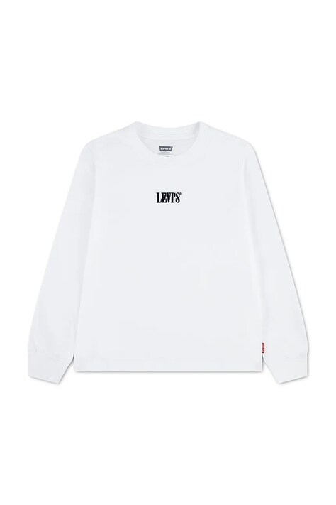 Levi's Tričko s dlhým rukávom detské s bavlnou CLASSIC TEE biele 8ET226