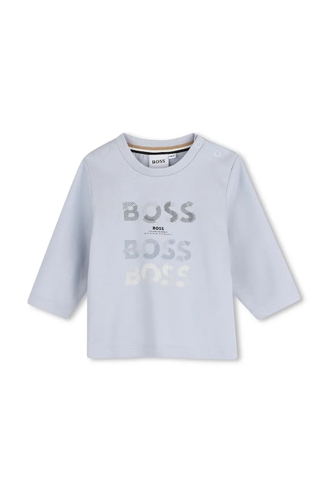 BOSS T-shirt παιδικό βαμβακερό μπλε J53497