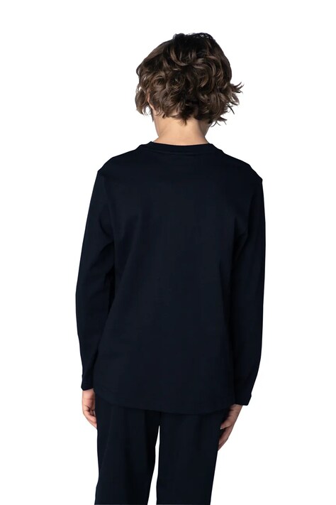 HUGO Longsleeve dziecięcy czarny G01243
