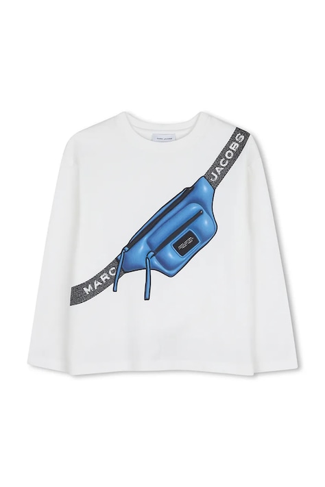 MARC JACOBS Μακρυμάνικο παιδικό βαμβακερό μπεζ W61029