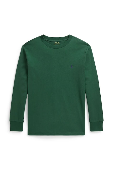 Polo Ralph Lauren tričko s dlhým rukávom detské bavlnené zelené 323854677505