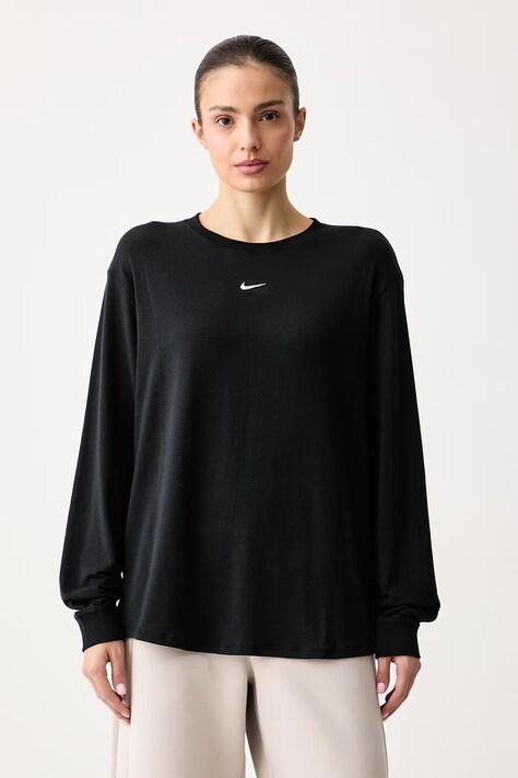 Nike Longsleeve treningowy damski Nike One Relaxed Dri-FIT czarny FN2817.011