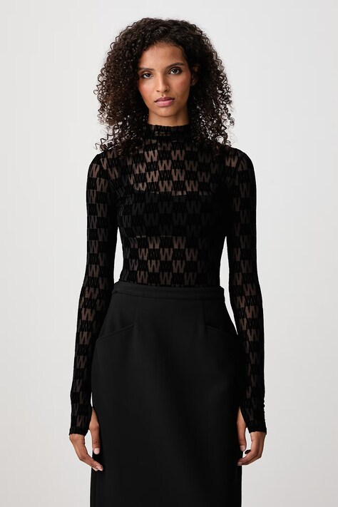 WRSTBHVR LENYA body dámske monogram čierne W6526SB