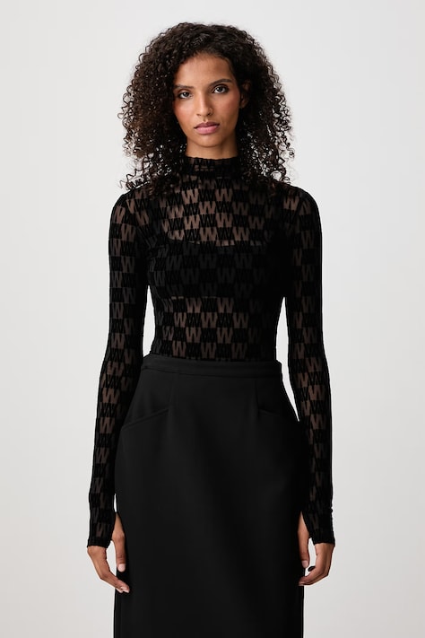 WRSTBHVR LENYA body dámske monogram čierne W6526SB
