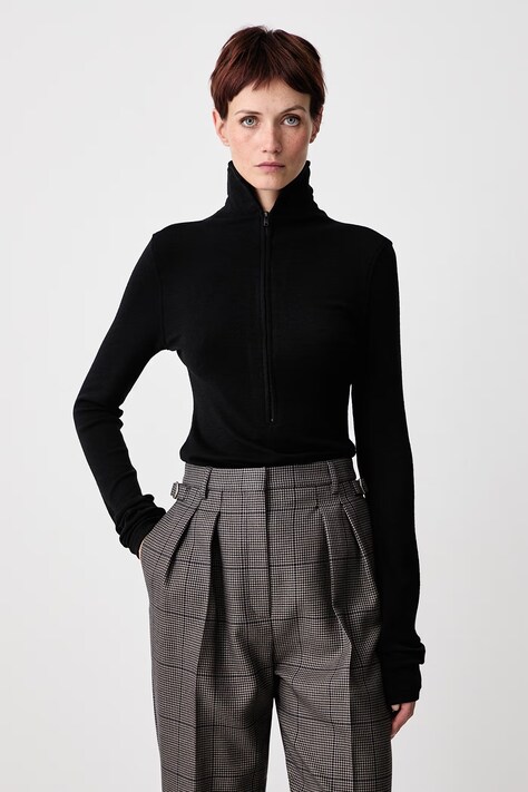 MUGLER Longsleeve Women's with wool black 26F1TO09001038