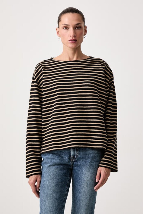 Levi's Блуза с дълги ръкави дамска от памук ESME RELAXED LS черна 0088G