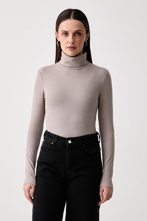 Marc O'Polo Longsleeve damski beżowy 5000010388