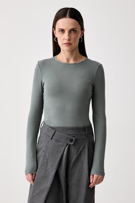 Marc O'Polo Longsleeve damski zielony 5000010382