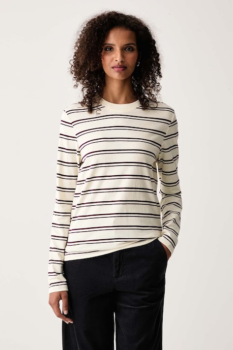 Marc O'Polo Longsleeve damski bawełniany żółty 5000012107