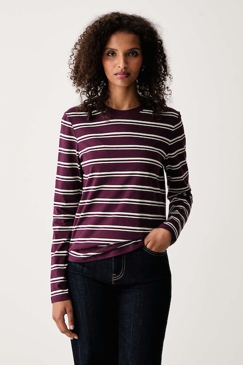 Marc O'Polo Longsleeve damski bawełniany bordowy 5000012107