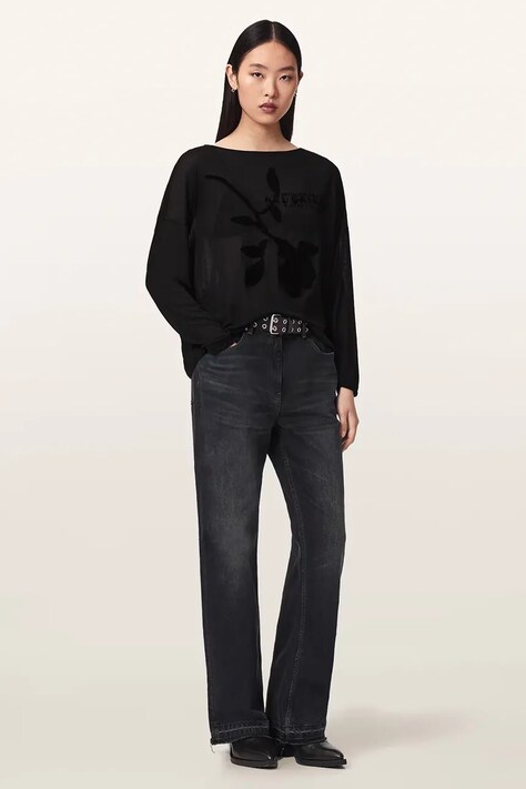 AllSaints футболка loungwear жіноча із модалу ATHEA RITA TEE — фото 3