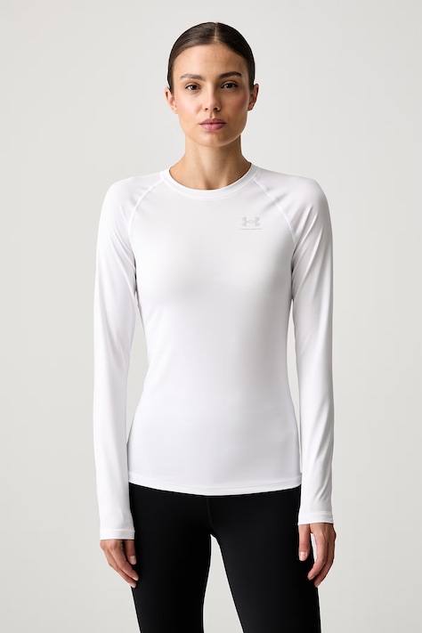 Under Armour longsleeve treningowy damski HG Authentics Comp biały 1365459.101