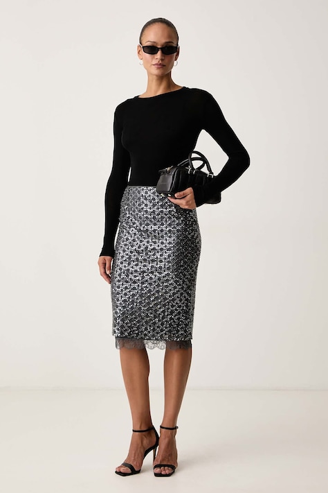 Weekend Max Mara Лонгслів жіночий з вовною WKDPATTO чорний 2625946022600