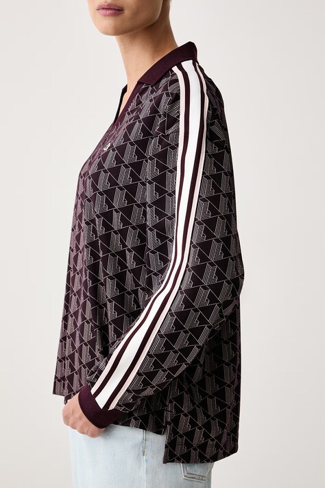 Lacoste Μακρυμάνικο γυναικείο μπορντό DF8327