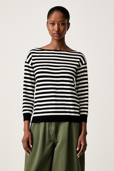 Weekend Max Mara sweter damski z wiskozą WKDSTECCA czarny 2625366101600