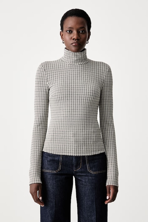 Patrizia Pepe longsleeve damski z wiskozą szary 8M0133 C0243