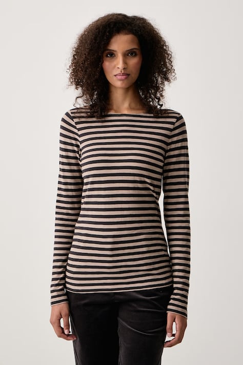 Marc O'Polo Longsleeve damski bawełniany multicolor 5000012509