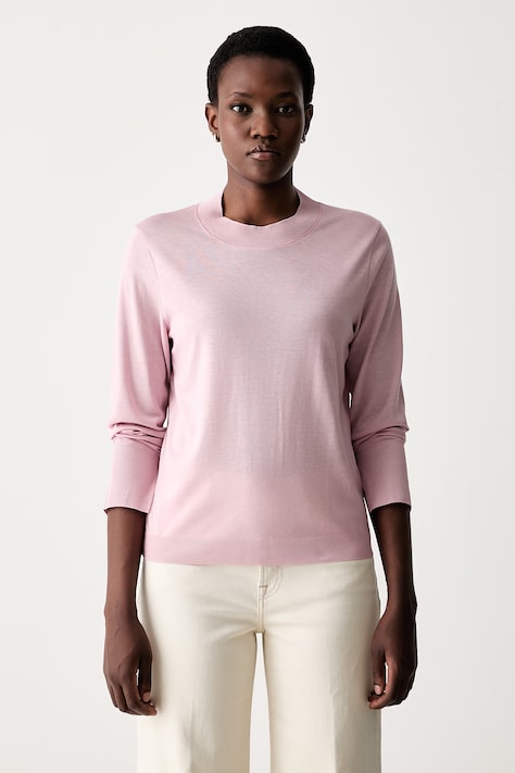 Marc O'Polo longsleeve damski z lyocellem różowy 5000012502