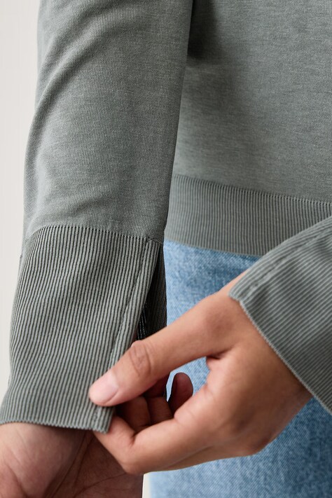 Marc O'Polo Longsleeve damski z lyocellem szary 5000012502
