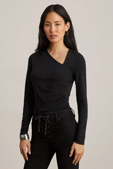 Lauren Ralph Lauren longsleeve damski czarny 200P13936