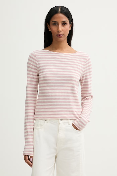 Marc O'Polo longsleeve damski bawełniany różowy 5000014387