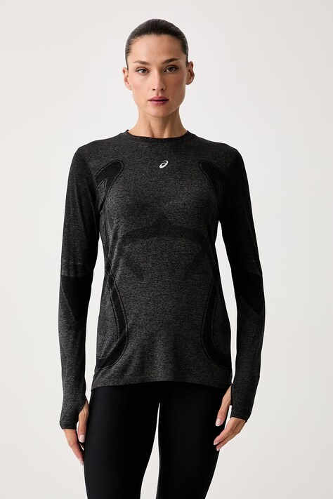 Asics longsleeve treningowy ROAD SEAMLESS LS TOP szary 2012D290.001