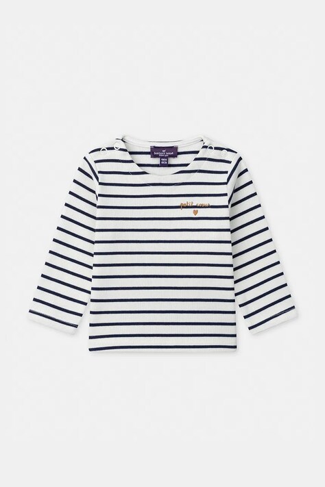 Sergent Major Longsleeve dziecięcy bawełniany biały 26H1BF51TML