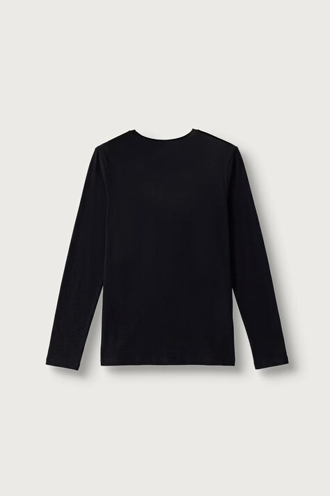 United Colors of Benetton Longsleeve dziecięcy bawełniany czarny 3I1XC10KB