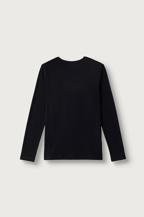 United Colors of Benetton Longsleeve dziecięcy bawełniany czarny 3I1XC10KB