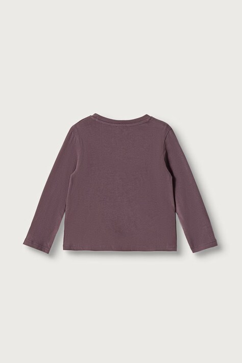United Colors of Benetton Longsleeve dziecięcy bawełniany fioletowy 3ATNG10NI