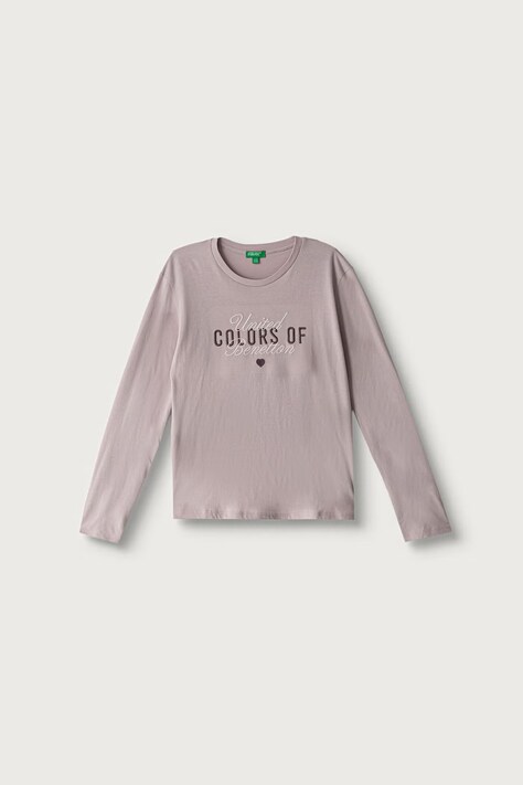 United Colors of Benetton Majica dugih rukava za djecu od pamuka roza 3ATNC10U8