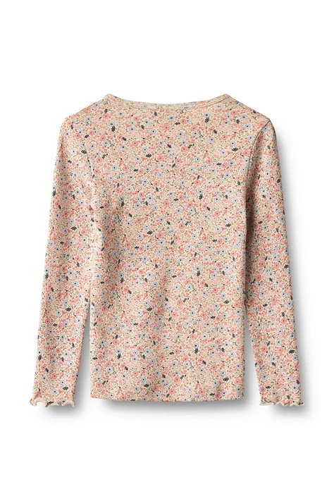 Wheat Longsleeve dziecięcy bawełniany beżowy 0193-121-GOTS