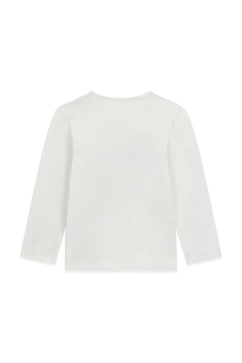 Guess Longsleeve dziecięcy bawełniany biały K6BI04 K5797