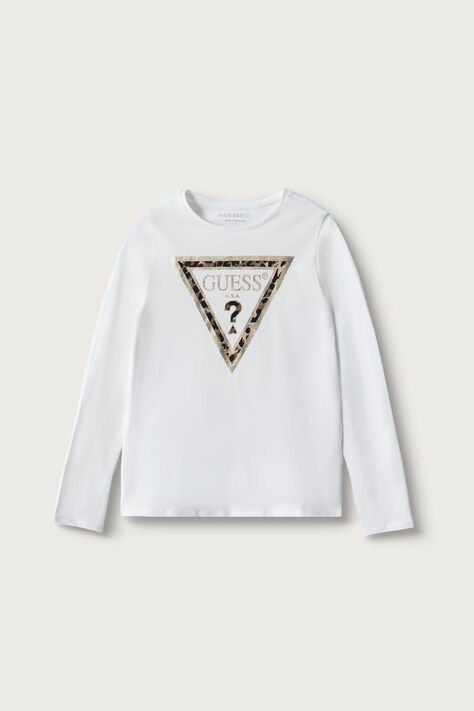 Guess Лонгслив для детей из хлопка белый J6BI02 K5771