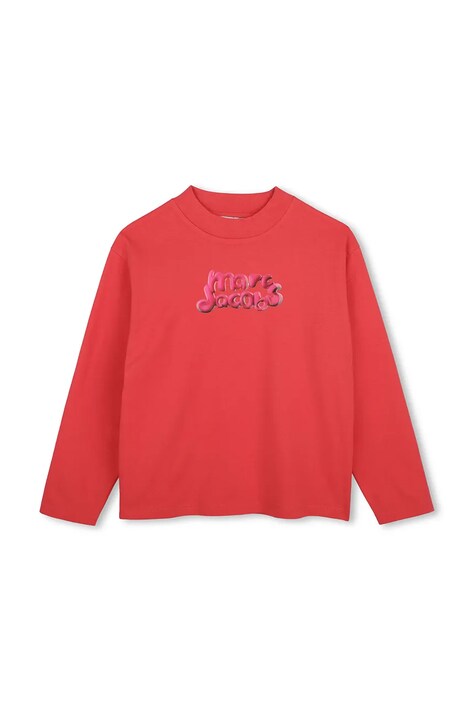 MARC JACOBS Maglietta a maniche lunghe per bambini in cotone rosa W60997