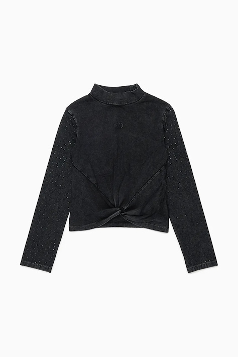 Diesel Hosszúujjú gyerek TKNOT T-SHIRT fekete J03011