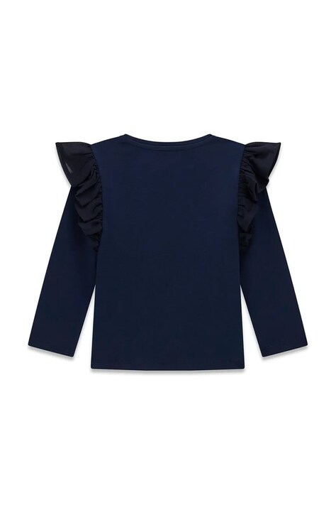 Guess longsleeve dziecięcy bawełniany z elastanem granatowy K6YI22 K3707