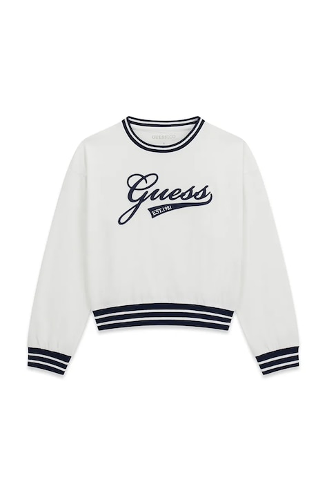 Guess melegítőfelső gyerek pamut fehér J6YI30 K3765